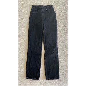 Abercrombie Black 90s Straight Jeans